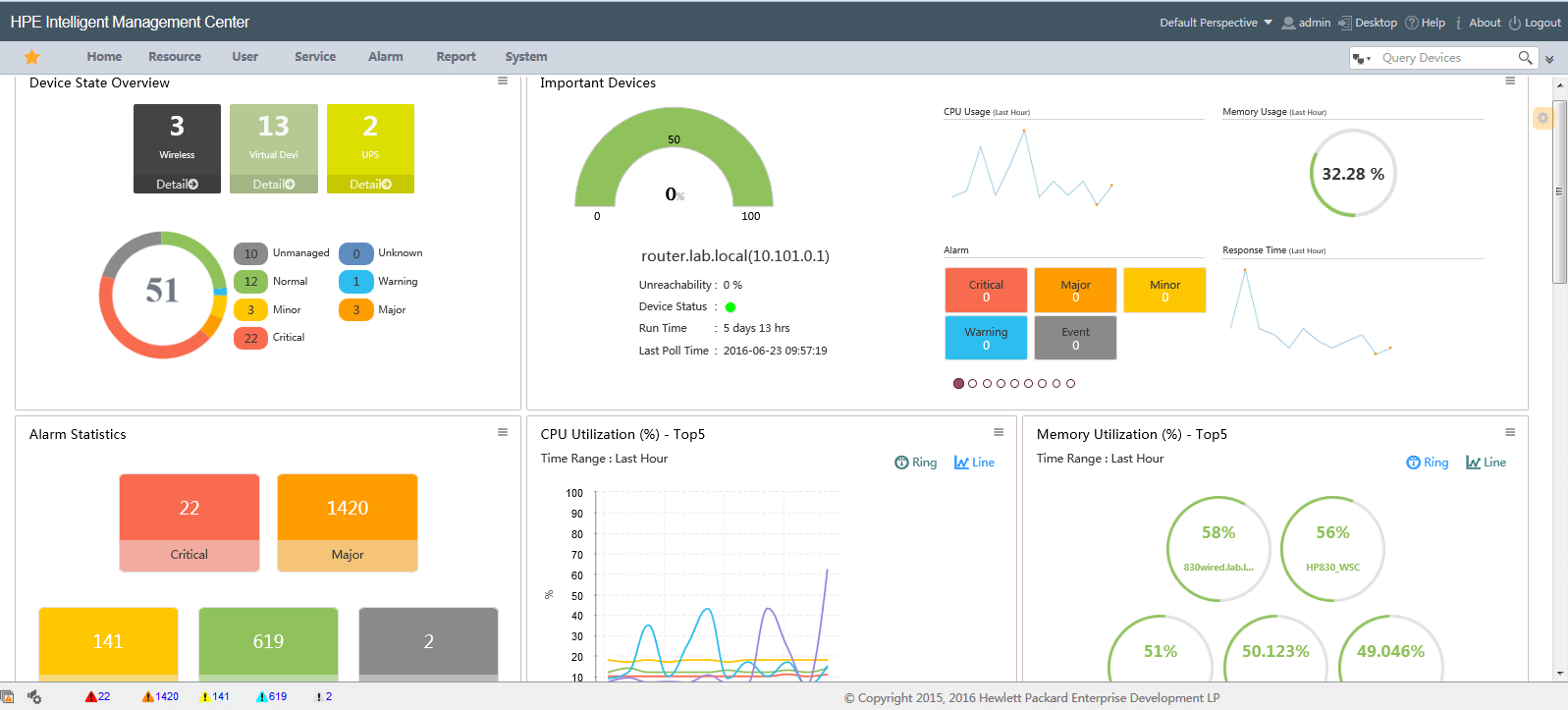 HPE IMC 7.2 Homepage.png