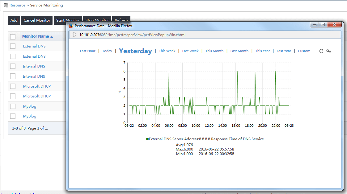 HPE IMC 7.2 DNS Monitoring.png