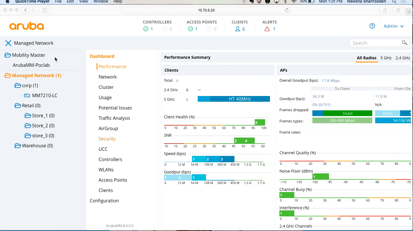 Aruba Wireless Network Software - ArubaOS and Aruba Instant