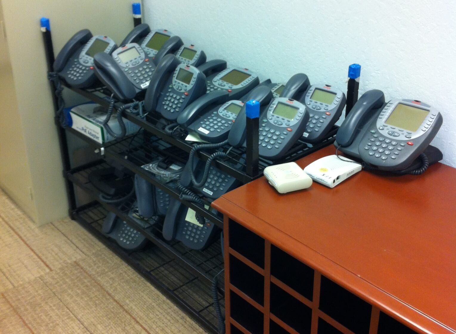 retired avaya phones.JPG