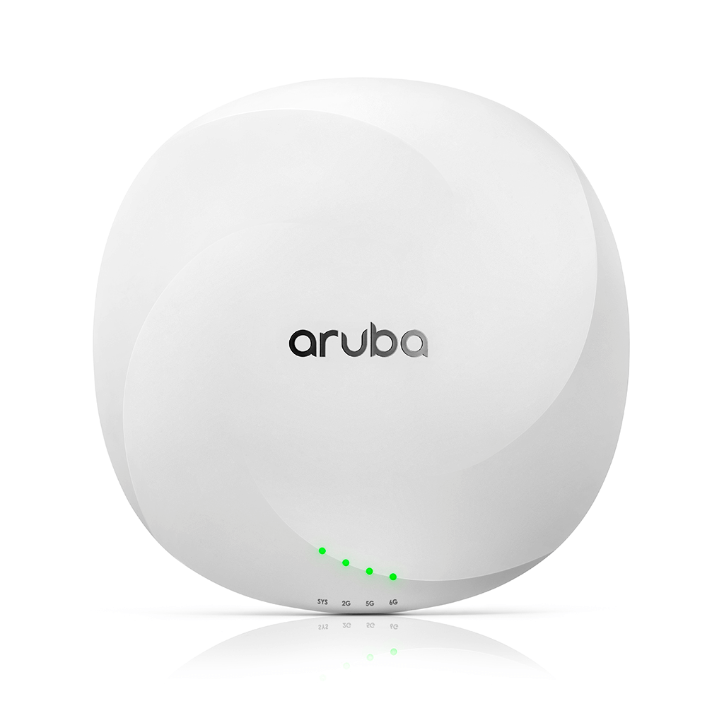 Picture of the Aruba 630 Series Wi-Fi 6E AP, which has achieved Wi-Fi Alliance certification