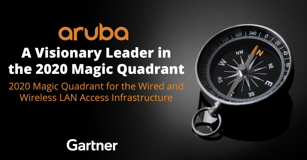 Aruba a Visionary Leader in the 2020 Gartner Magic Quadrant