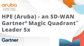HPE (Aruba) named an SD-WAN Magic Quadrant Leader 5 Years in a row
